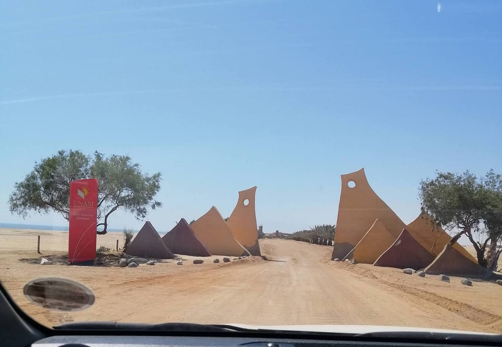 UNAM campus entrance.