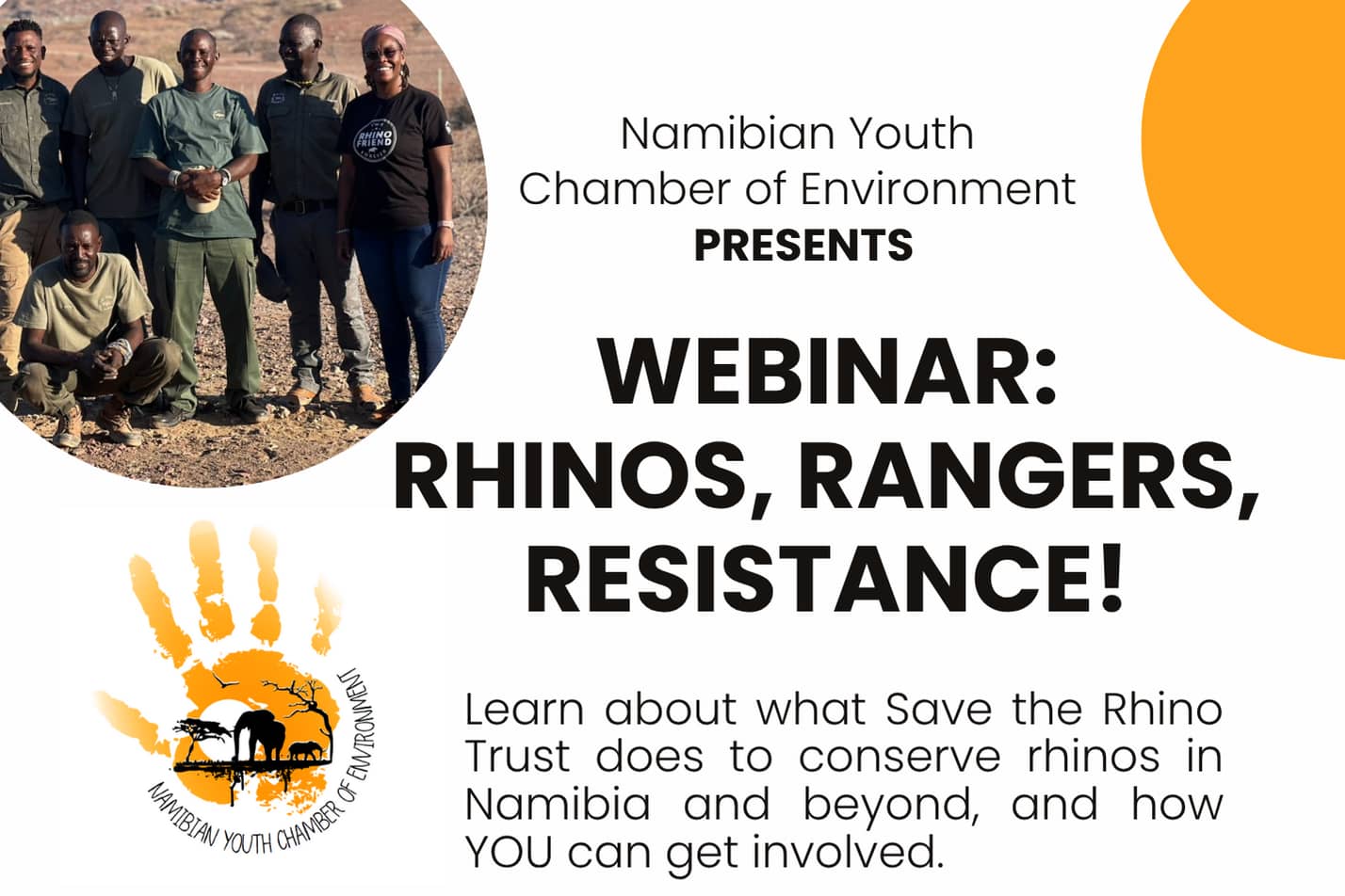 Webinar invitation poster