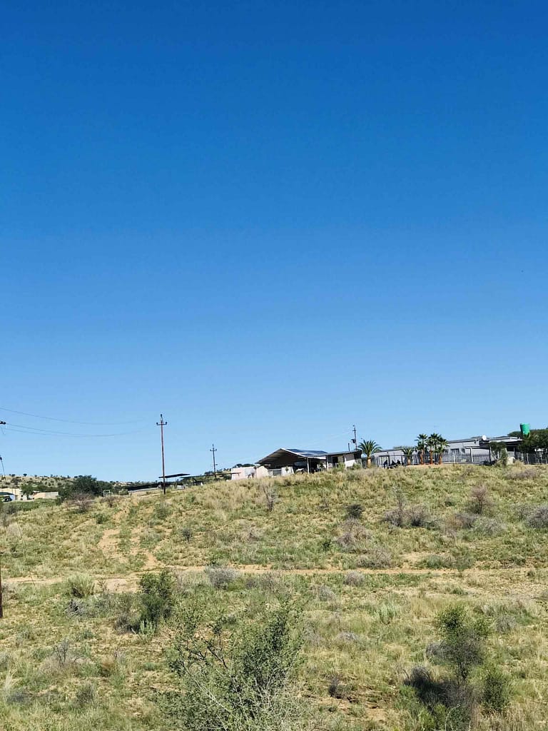 House on a hill.